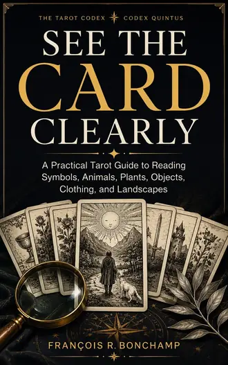 Book cover of See the Card Clearly: A Practical Tarot Guide to Reading Symbols, Animals, Plants, Objects, Clothing, and Landscapes