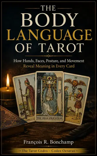 Book cover of The Body Language of Tarot: How Hands, Faces, Posture, and Movement Reveal Meaning in Every Card