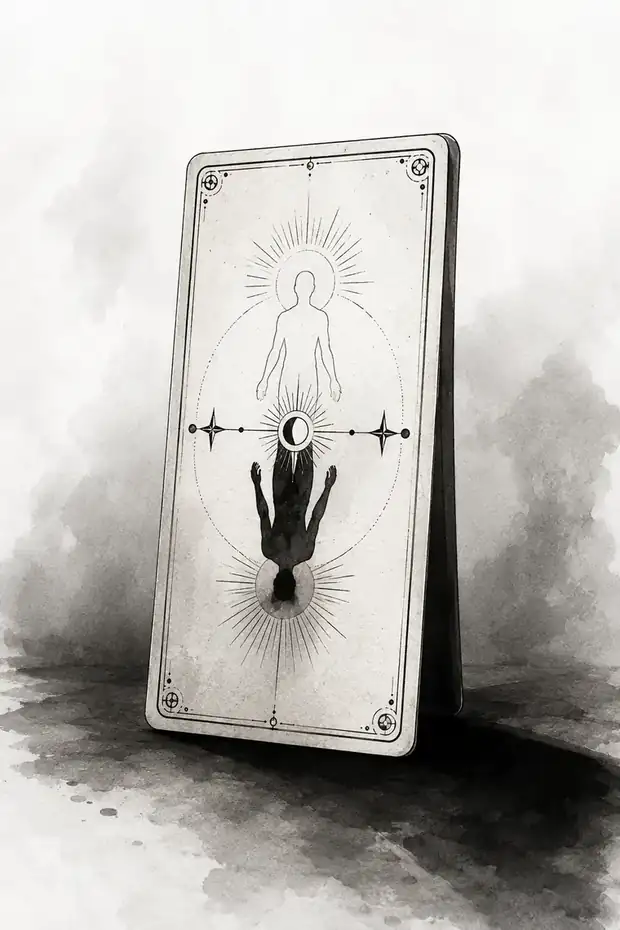 Monochrome instructional illustration connected to The Reversal Key